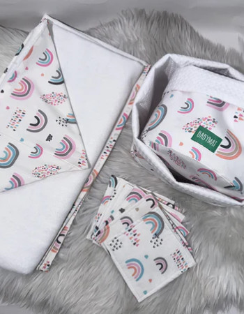 Pack de naissance - Rainbow rose