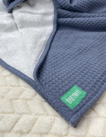 Serviette de Bain - Duo Confort Bleu perlé 