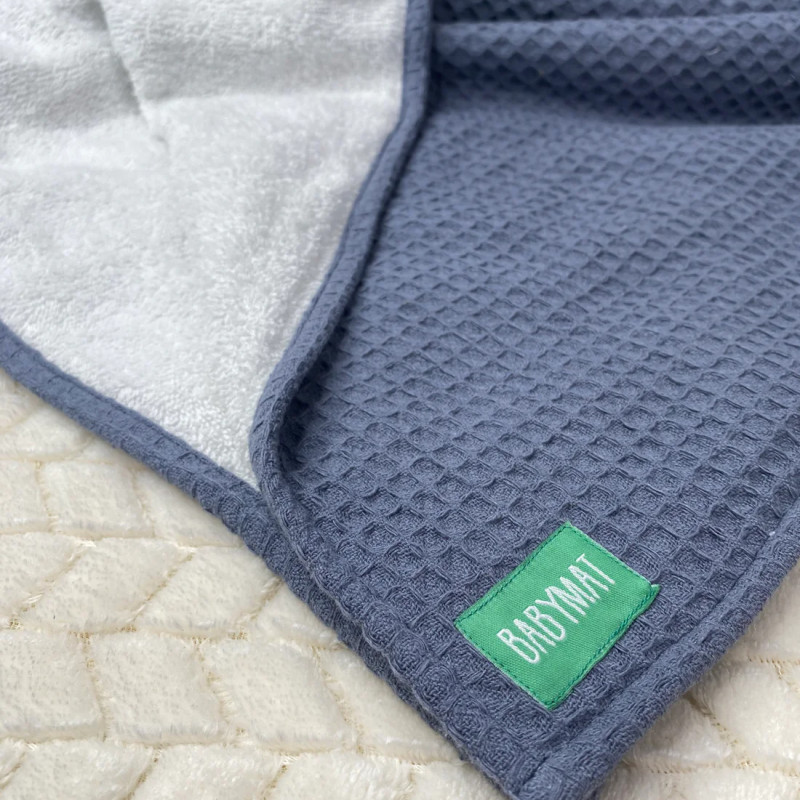 Serviette de Bain - Duo Confort Bleu perlé 