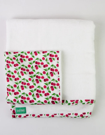 Serviette de Bain - Harmonie - Cerise 
