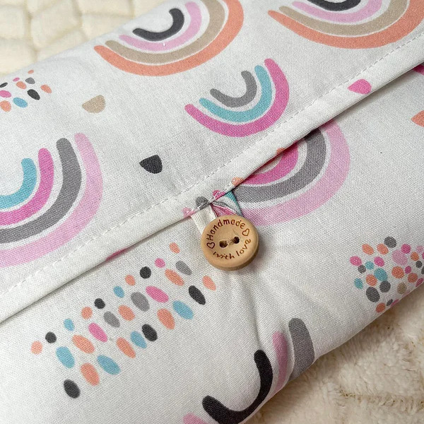 Tapis à langer - Rainbow Rose