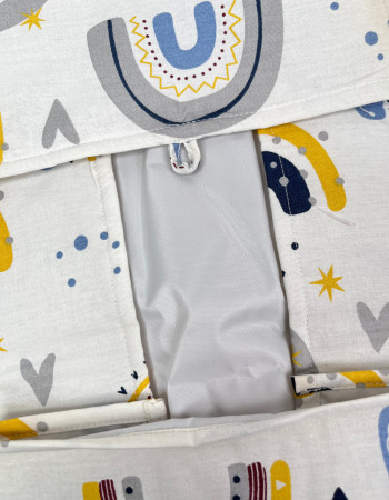 Tapis à langer - Happiness Bleu