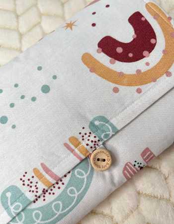 Tapis à langer - Happiness Rose