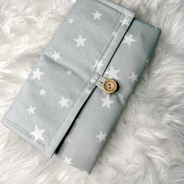 Tapis à langer - Petit coton - Étoile Bleue