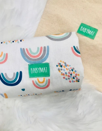 Tapis À Langer - Rainbow Bleu