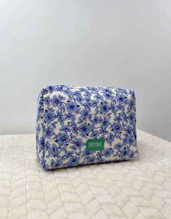 Trousse - Fleurs Bleues