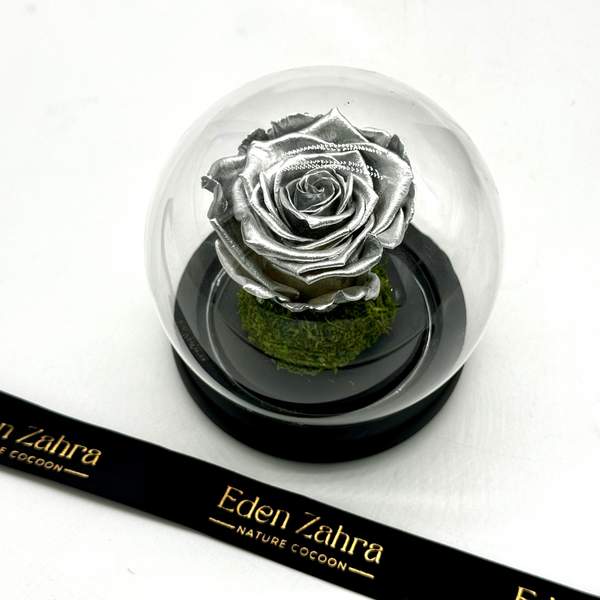 Eternal Silver Rose