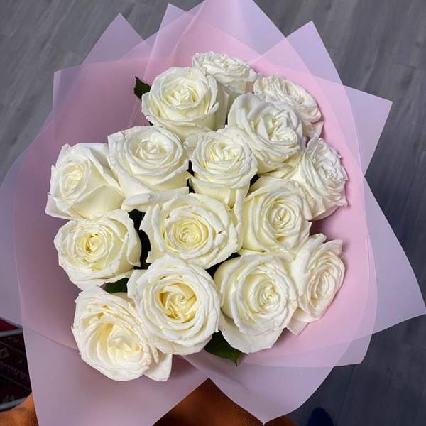 White roses- 12