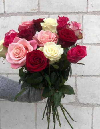 Bouquet de 10 rose varié
