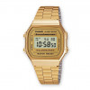Casio – Montre -Vintage – bracelet en acier inoxydable Doré – A168WG-9WDF
