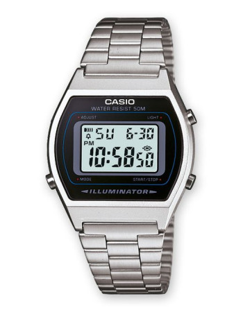 Casio – Vintage collection – Alarme multiple – Bracelet en acier inoxydable – B640WD-1AVDF