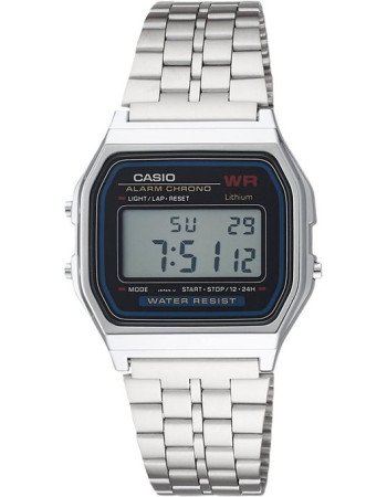 Casio – Montre homme digitale en acier inoxydable – A159W-N1DF