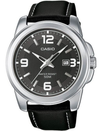 Casio – Montre pour Homme à mouvement Quartz – Bracelet en cuir noir – MTP-1314L-8A Casio – Montre pour Homme à mouvement Quartz – Bracelet en cuir noir – MTP-1314L-8A