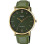 Casio – Verte – Doré cadran vert – Bracelet cuir vert – MTP-VT01GL-3BUDF