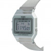 Casio – SUPER SLIM – Vintage – Digital argenté – Bracelet milanais – A700WM-7ADF