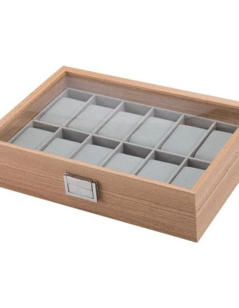 Boîte à montre en bois 12 Montres & Bois Acacia