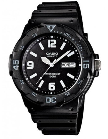 Casio – Dateur à 3h – Résistance à l’eau 100 mètres – MRW-200H-1B2VDF