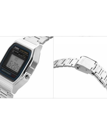Casio – Vintage Collection – Numérique – Bracelet en acier inoxydable – A158WA-1DF