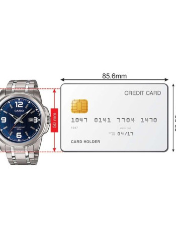 Casio – Montre homme argentée – Bracelet en acier inoxydable – MTP-1314D-2AVDF Casio – Montre homme argentée – Bracelet en acier inoxydable – MTP-1314D-2AVDF