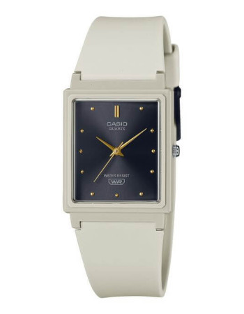 Casio – Obtenez une montre analogique légère de couleur blanche – Bracelet en résine – MQ-38UC-8ADF