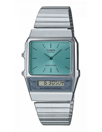 Casio – Style rétro et élégant – Vintage Collection – Style des années 80 – Double montres – AQ-800EC-2ADF