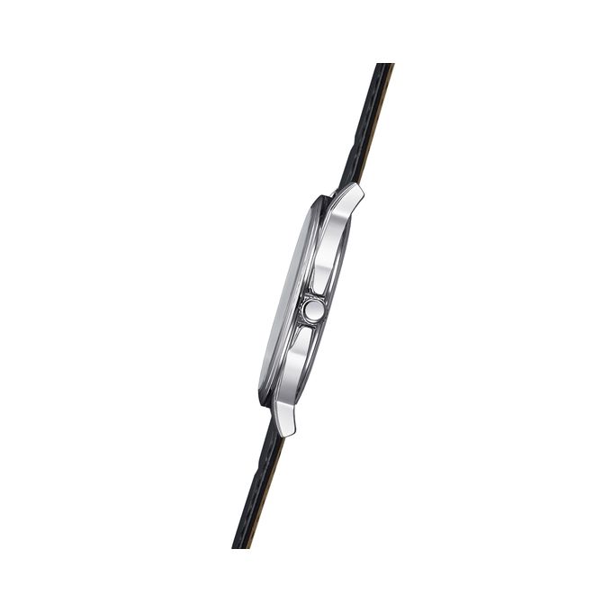 Festina – Classique pour homme – Cadran noir avec dateur – Bracelet cuir noir – F16745/5