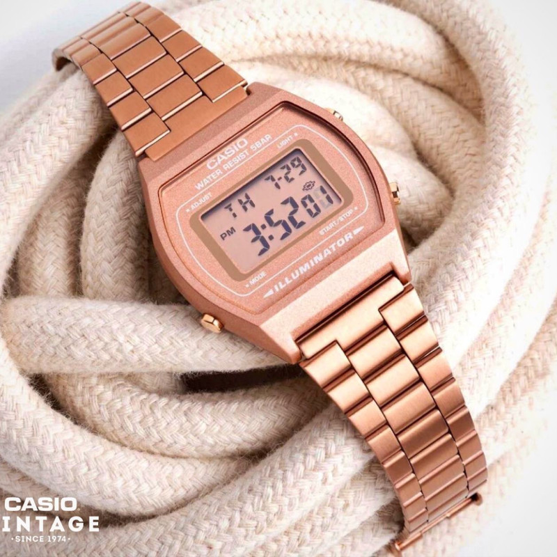 Casio – Bronze – Bracelet en acier inoxydable – Vintage Collection – Unisexe – B640WC-5ADF
