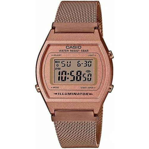 Casio – Bronze – Digitale – Bracelet en maille bronze inoxydable – B640WMR-5ADF