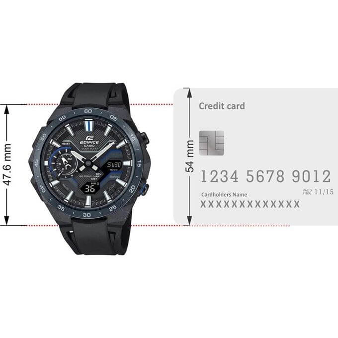 Casio – Synchronisation avec votre smartphone via Bluetooth® – Solaire – Bracelet en résine noir – BCE-2200PB-1A