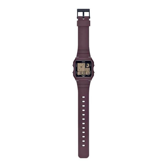 Casio – Vintage Collection en couleur marron – Montre unisexe – Bracelet en résine marron – LF-20W-5A
