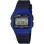 Casio – Digital bleu – Bracelet en résine noir – Étanche – Alarme & Chronographe – F-91WM-2ADF