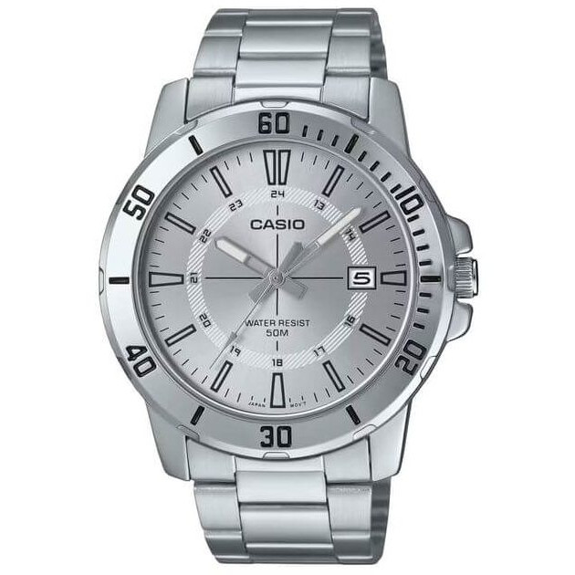 Casio – Tout en acier inoxydable – Diamètre boîtier 45 mm – MTP-VD01D-7CV