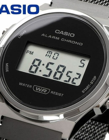 Casio – Unisexe – Vintage Collection – Bracelet en mailles milanaise – A171WEMB-1ADF