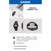 Casio – Montre unisexe digitale – Bracelet en acier inoxydable noir – B640WB-1ADF
