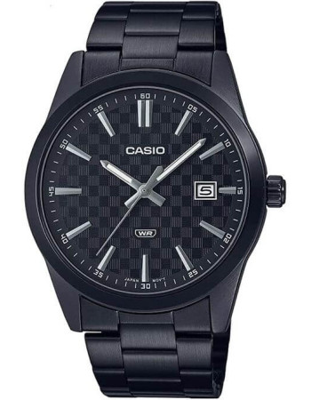 Casio – Noir – Tout en acier inoxydable – Avec dateur – MTP-VD03B-1AUDF