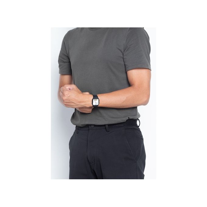 Casio – Analogique numérique double heure – Pour homme – Bracelet en silicone – AW-48HE-7AV