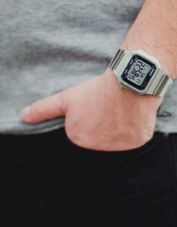 Casio – Argenté – Vintage Collection – Digitale – Alarme – B650WD-1ADF