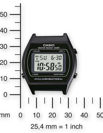 Casio – Montre digitale – Bracelet en acier inoxydable noir Casio – Montre digitale – Bracelet en acier inoxydable noir