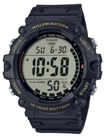 Casio – Bracelet extra long pour les grosses poignets – AE-1500WHX-1AVDF – Digitale