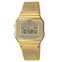 Casio A700WMG-9ADF – Doré – Super Slim – Vintage – Bracelet milanais