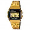 Casio – Cadran carré – Vintage Collection – Doré – Bracelet en acier inoxydable – A159WGEA-1DF