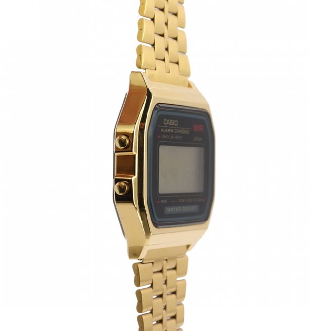 Casio – Cadran carré – Vintage Collection – Doré – Bracelet en acier inoxydable – A159WGEA-1DF
