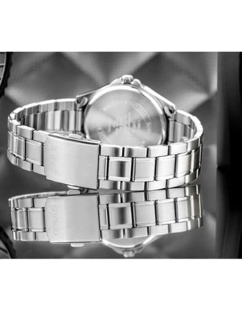 Casio – Montre pour hommes – Solaire & verre saphir inrayable – Fond noir – Tout en acier inoxydable – MTS-RS100D-1ADF Casio – Montre pour hommes – Solaire & verre saphir inrayable – Fond noir – Tout en acier inoxydable – MTS-RS100D-1ADF