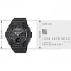Casio – Robuste & très facile à lire – Double montre avec cadran argenté – Bracelet en résine noir – AEQ-120W-7AV