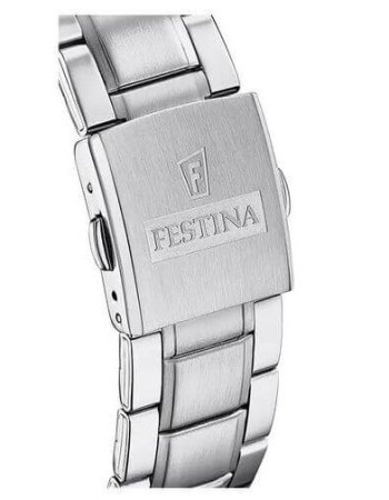 Festina – Chronographe pour hommes – Tout en acier inoxydable – Étanche 50 m – F16759/7