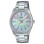 Casio – Montre classique au fond blanc nacré pour hommes – Étanche 50 m – Tout en acier inoxydable – MTP-1302DS-7AV
