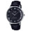 Casio – Montre classique noire avec bracelet en cuir noir pour hommes – Étanche – MTP-VT03L-1B