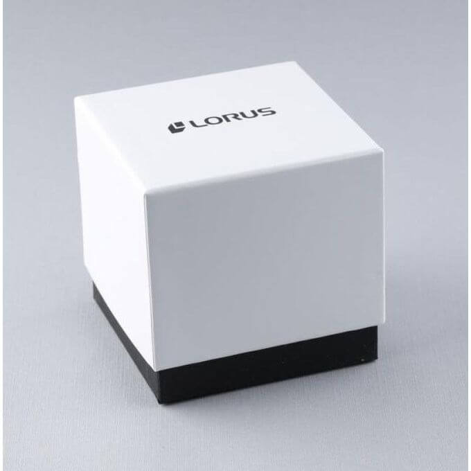 Lorus – Montre classique au fond noir et avec dateur pour hommes – Étanche – RH959GX9