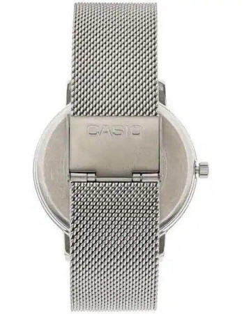 Casio – Simple, mais unique, Bracelet en mailles milanaise – Avec dateur jour/mois – Étanche – MTP-B125M-7AV