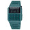 Casio – Style rétro Vintage avec mini-calculatrice révolutionnaire – Bracelet en résine Bio de couleur turquoise foncé – CA-53WB-3B